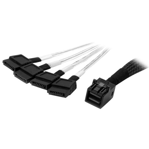 StarTech.com Internal Mini-SAS to SATA Cable - SFF-8643 to 4x SATA (1m)