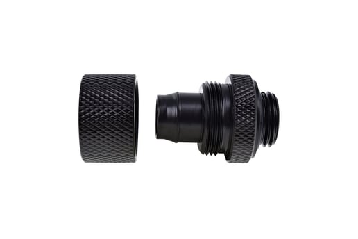 Alphacool Eiszapfen 13/10mm Deep Black Compression Fitting - Six Pack