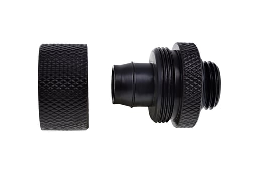Alphacool Eiszapfen 16/10mm Deep Black Compression Fitting - Six Pack