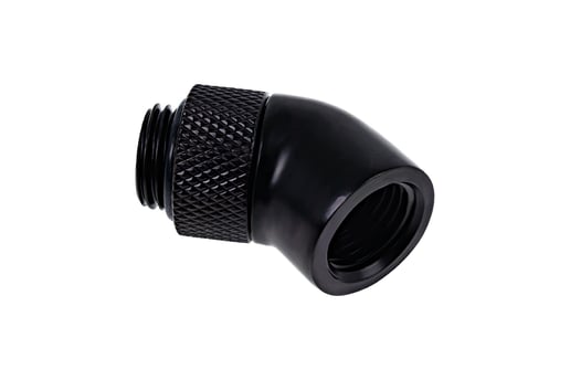 Alphacool Eiszapfen 45 Degree Rotary Extension - Black