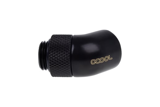 Alphacool Eiszapfen 45 Degree Rotary Extension - Black