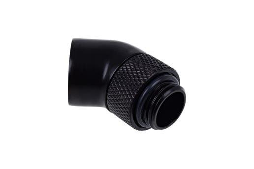 Alphacool Eiszapfen 45 Degree Rotary Extension - Black