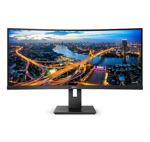 Philips 346B1C/00 34" UltraWide Curved Monitor - VA, 100Hz, 5ms, Speakers, HDMI