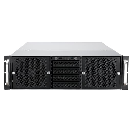 Codegen 3U 650mm Rackmount Server Case - Silver 