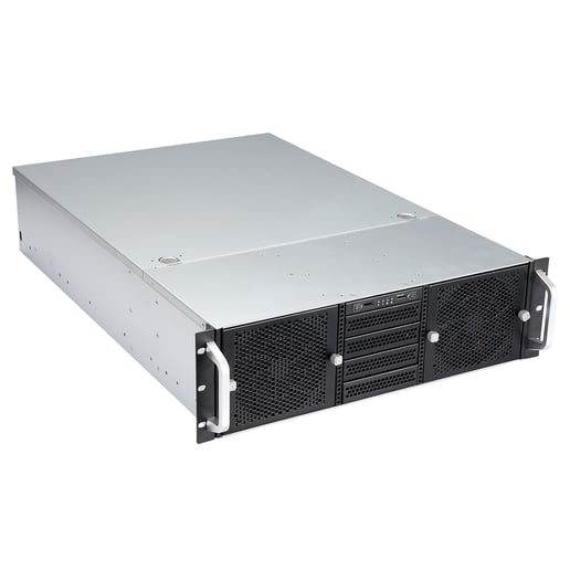 Codegen 3U 650mm Rackmount Server Case - Silver 