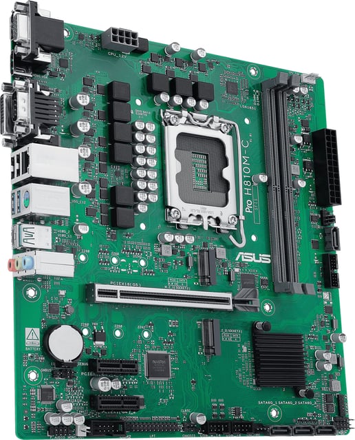 ASUS Pro H810M-C-CSM mATX Motherboard for Intel LGA1851 CPUs