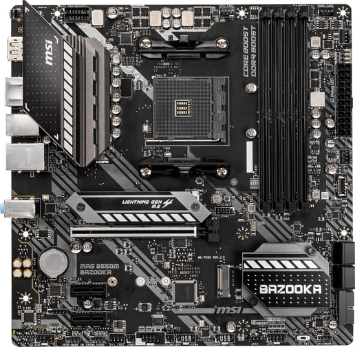 MSI MAG B550M BAZOOKA mATX Motherboard for AMD AM4 CPUs