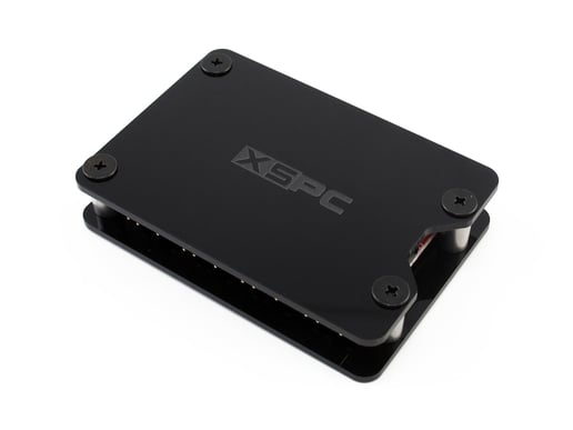 XSPC 8 Way 3 pin 5V Addressable RGB Splitter HUB - Black