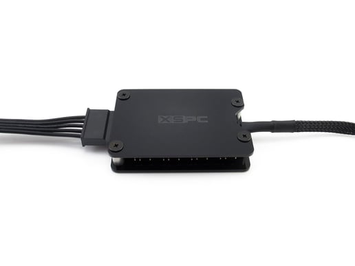 XSPC 8 Way 3 pin 5V Addressable RGB Splitter HUB - Black
