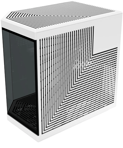 HYTE Y70 Mid Tower Case - Black/White 