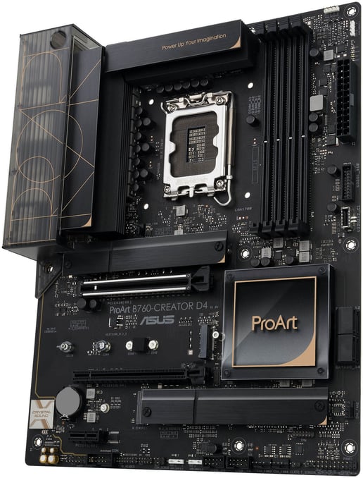 ASUS ProArt B760-CREATOR D4 ATX Motherboard for Intel LGA1700 CPUs