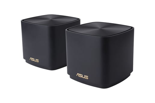 ASUS ZenWiFi AX Mini (XD4) AX1800 Whole-Home Mesh WiFi 6 System in Black, 3 Pack