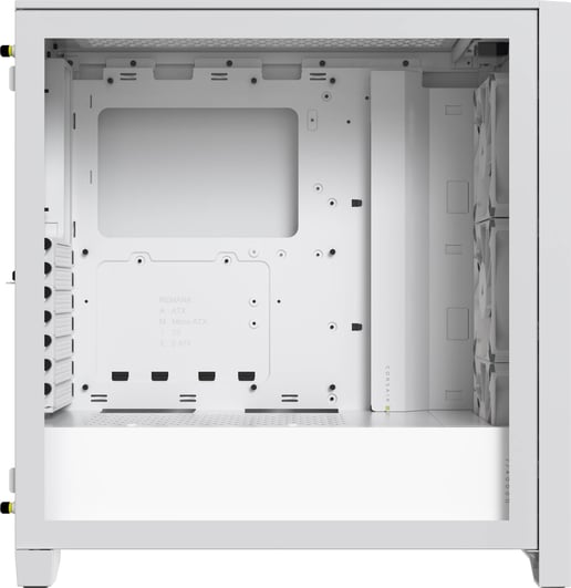 Corsair iCUE 4000D RGB AIRFLOW Mid Tower Gaming Case - White 