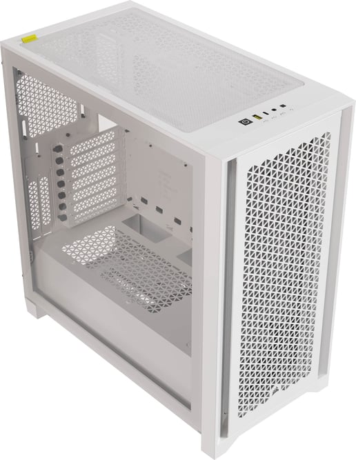 Corsair iCUE 4000D RGB AIRFLOW Mid Tower Gaming Case - White 