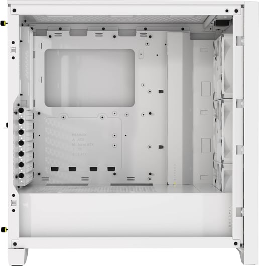 Corsair iCUE 4000D RGB AIRFLOW Mid Tower Gaming Case - White 