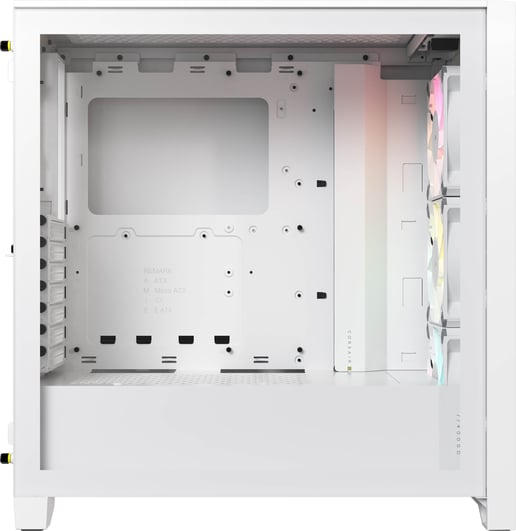 Corsair iCUE 4000D RGB AIRFLOW Mid Tower Gaming Case - White 