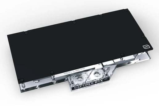 Alphacool Eisblock Aurora Acryl GPX-N Waterblock with Backplate for Geforce RTX 3090 Ti Strix or TUF