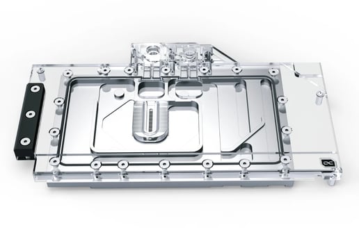 Alphacool Eisblock Aurora Acryl GPX-N Waterblock with Backplate for Geforce RTX 3090 Ti Strix or TUF