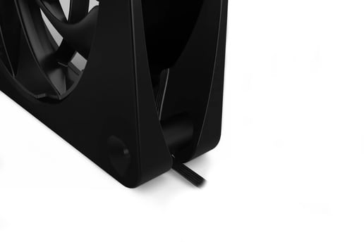Alphacool Apex Stealth 120mm Metal Frame Fan in Black