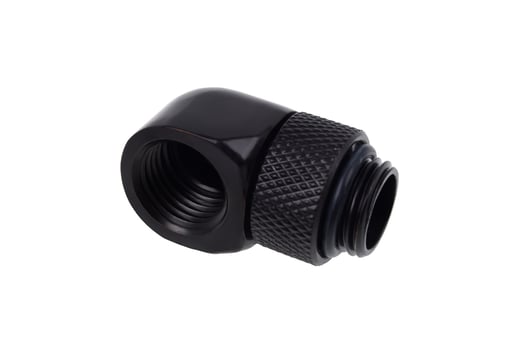 Alphacool Eiszapfen 90 Degree Rotary Extension - Black