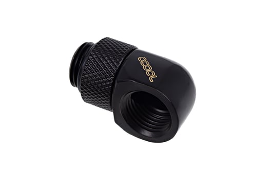 Alphacool Eiszapfen 90 Degree Rotary Extension - Black