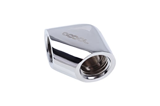 Alphacool Eiszapfen L-connector G1/4 to G1/4 - Chrome