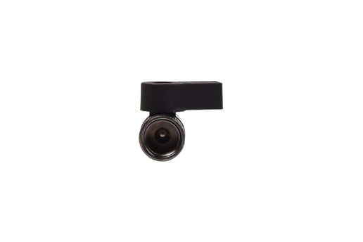 Alphacool 2-way Ball Valve G1/4 in Black Nickel