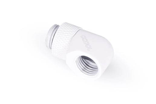 Alphacool Eiszapfen L-connector G1/4 to G1/4 - White