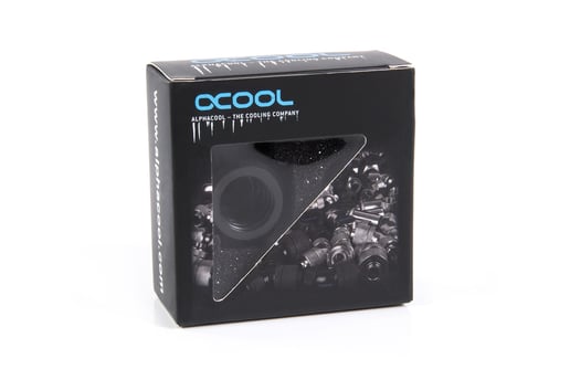 Alphacool Eiszapfen 14mm HardTube Compression Fitting - Black