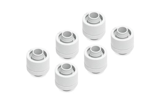 Alphacool Eiszapfen 16/10mm 6 x Compression Fittings G1/4 in White