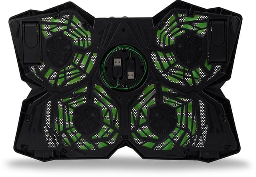 SureFire Bora Laptop Cooling Pad with Green LED Fans