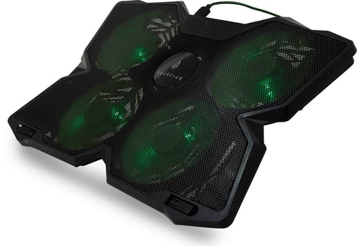 SureFire Bora Laptop Cooling Pad with Green LED Fans