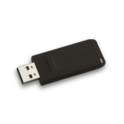 128GB Verbatim Slider USB 2.0 Flash Drive