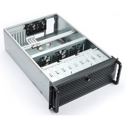 Codegen 4U 635mm Rackmount Server Case - Silver 