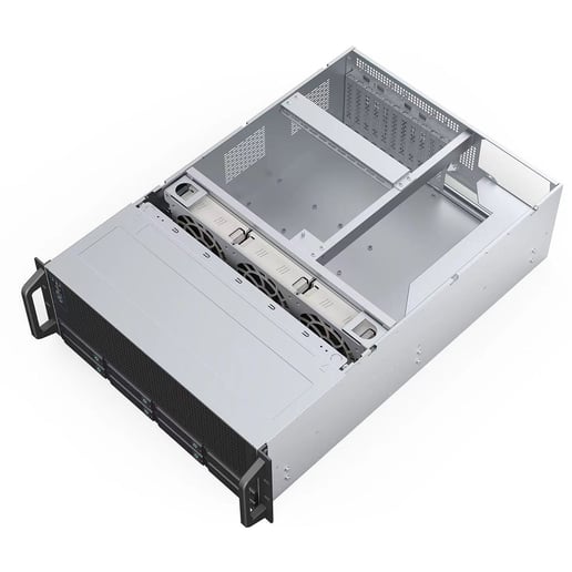 Codegen 4U 650mm Rackmount Server Case - Silver 