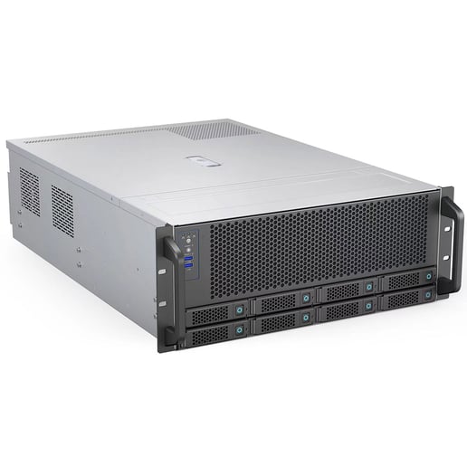 Codegen 4U 650mm Rackmount Server Case - Silver 