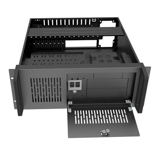 4U Rackmount Server Case - Black 