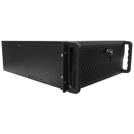 Codegen 4U v2 (600mm) Rackmount Server Case - Black 