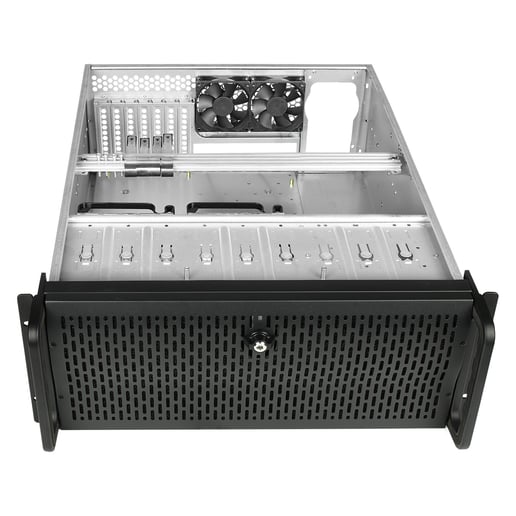 Codegen 4U v2 (600mm) Rackmount Server Case - Black 