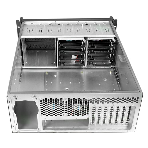 Codegen 4U v2 (600mm) Rackmount Server Case - Black 