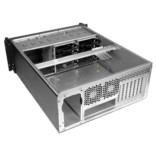 Codegen 4U v2 (600mm) Rackmount Server Case - Black 