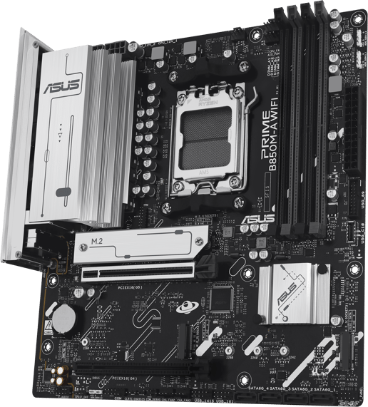 ASUS Prime B850M-A WiFi mATX Motherboard for AMD AM5 CPUs