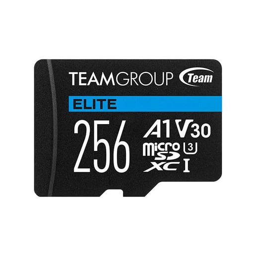 256GB TEAMGROUP Elite A1 UHS-3 (U1) microSD Card 