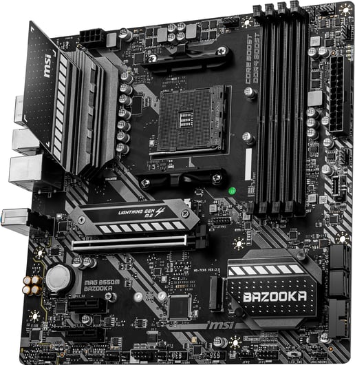 MSI MAG B550M BAZOOKA mATX Motherboard for AMD AM4 CPUs