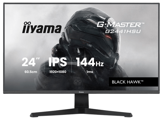 iiyama G2441HSU-B1 24" Monitor, 144Hz, 1ms, Speakers, HDMI, DP