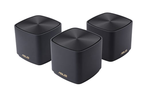 ASUS ZenWiFi AX Mini (XD4) AX1800 Whole-Home Mesh WiFi 6 System in Black, 3 Pack