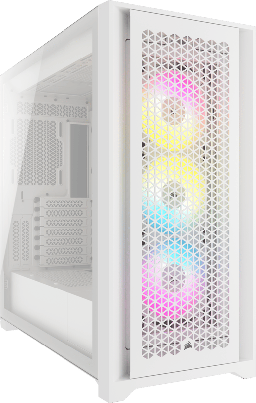Corsair iCUE 5000D RGB AIRFLOW Mid Tower Gaming Case - White 