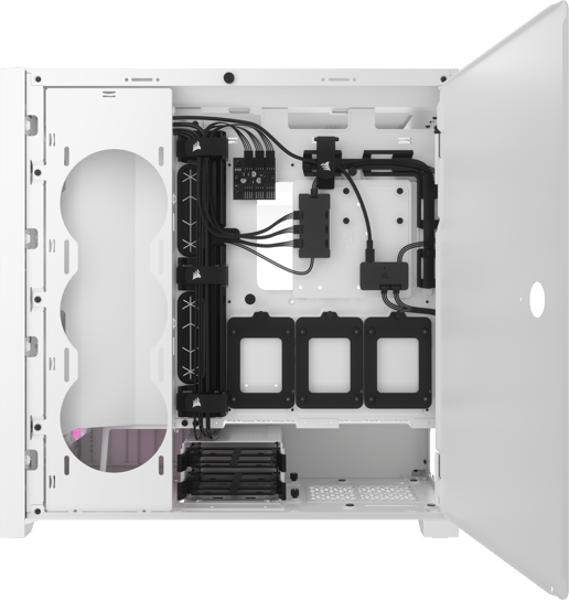 Corsair iCUE 5000D RGB AIRFLOW Mid Tower Gaming Case - White 