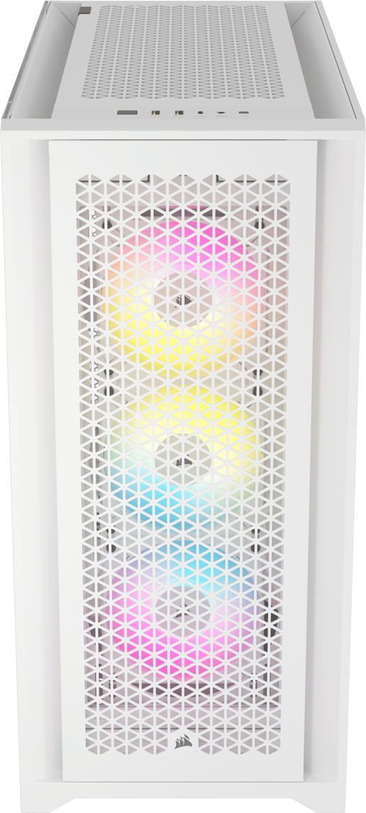 Corsair iCUE 5000D RGB AIRFLOW Mid Tower Gaming Case - White 