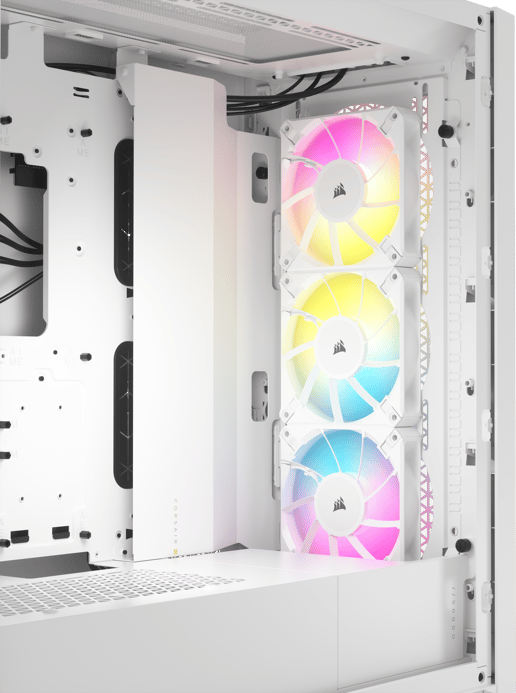 Corsair iCUE 5000D RGB AIRFLOW Mid Tower Gaming Case - White 